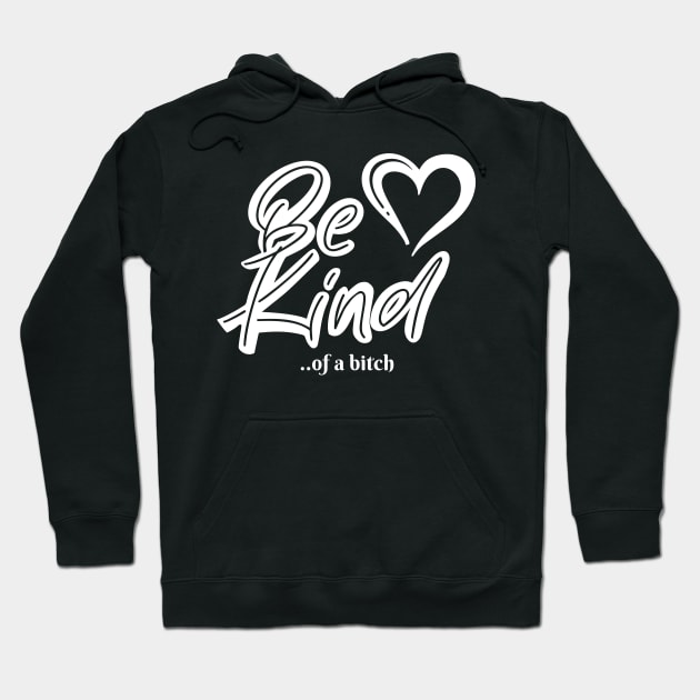 Funny Saying be kind of a bitch Hoodie by Aldrvnd